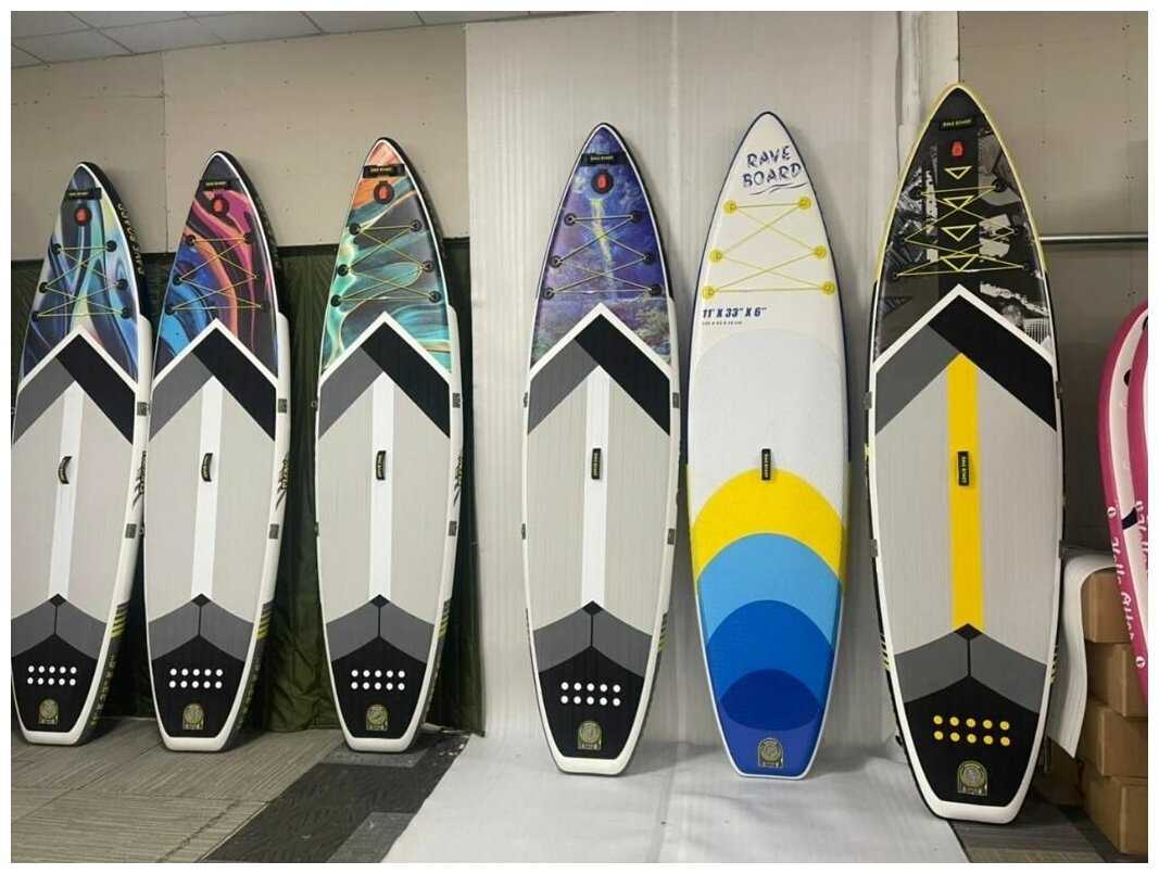 Надувная SUP-доска Rave Board Splash (335x83x15 cm) фотография 7