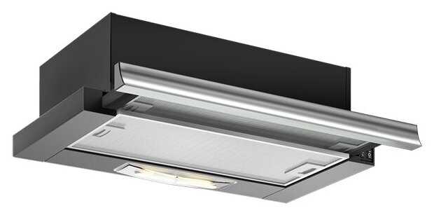 Вытяжка встраиваемая в шкаф 50 см Elikor Нейтрино 50 Black/Inox фотография 6