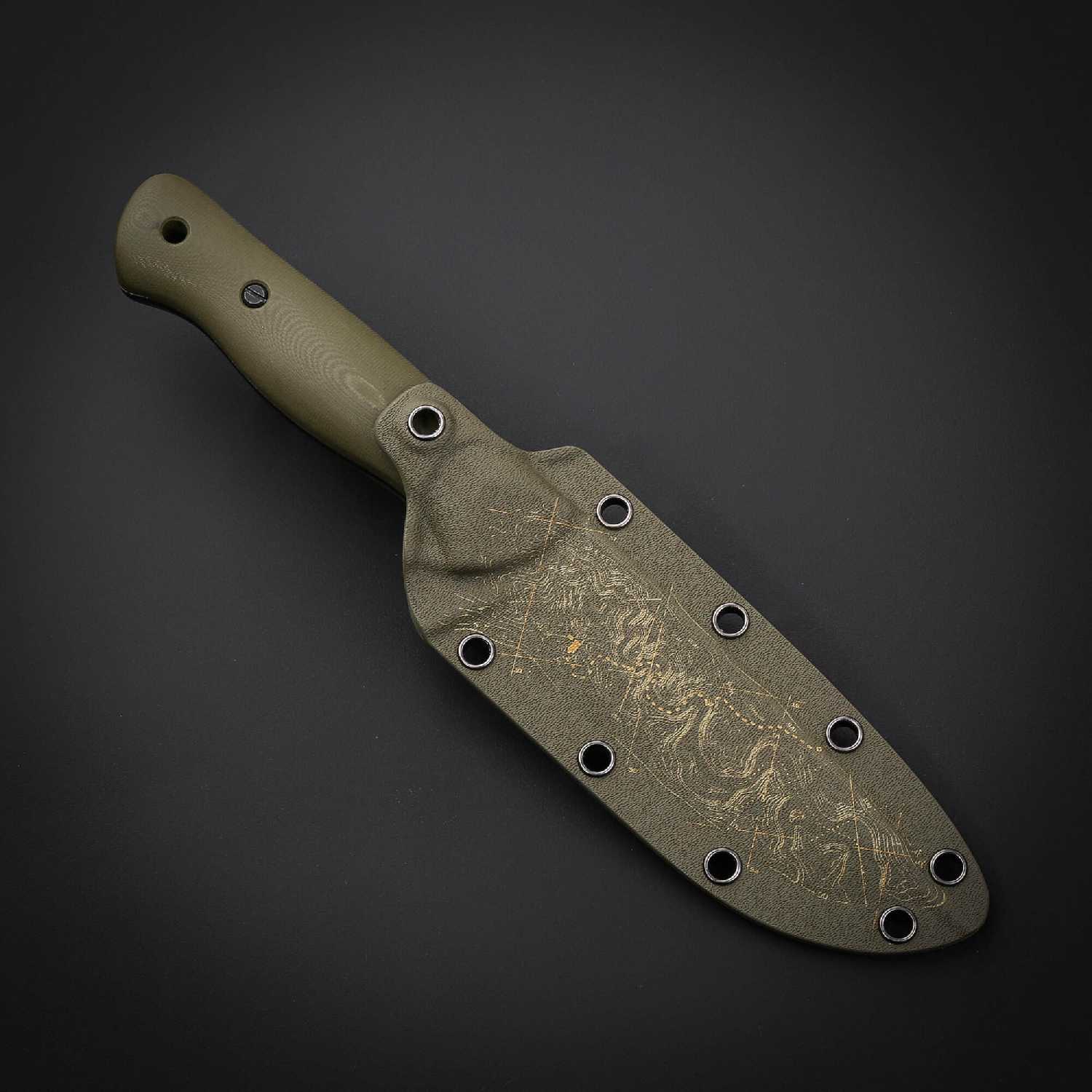 Нож NC Custom Forester (NCC043-A10BSW/G10OD-KDOL) фотография 4