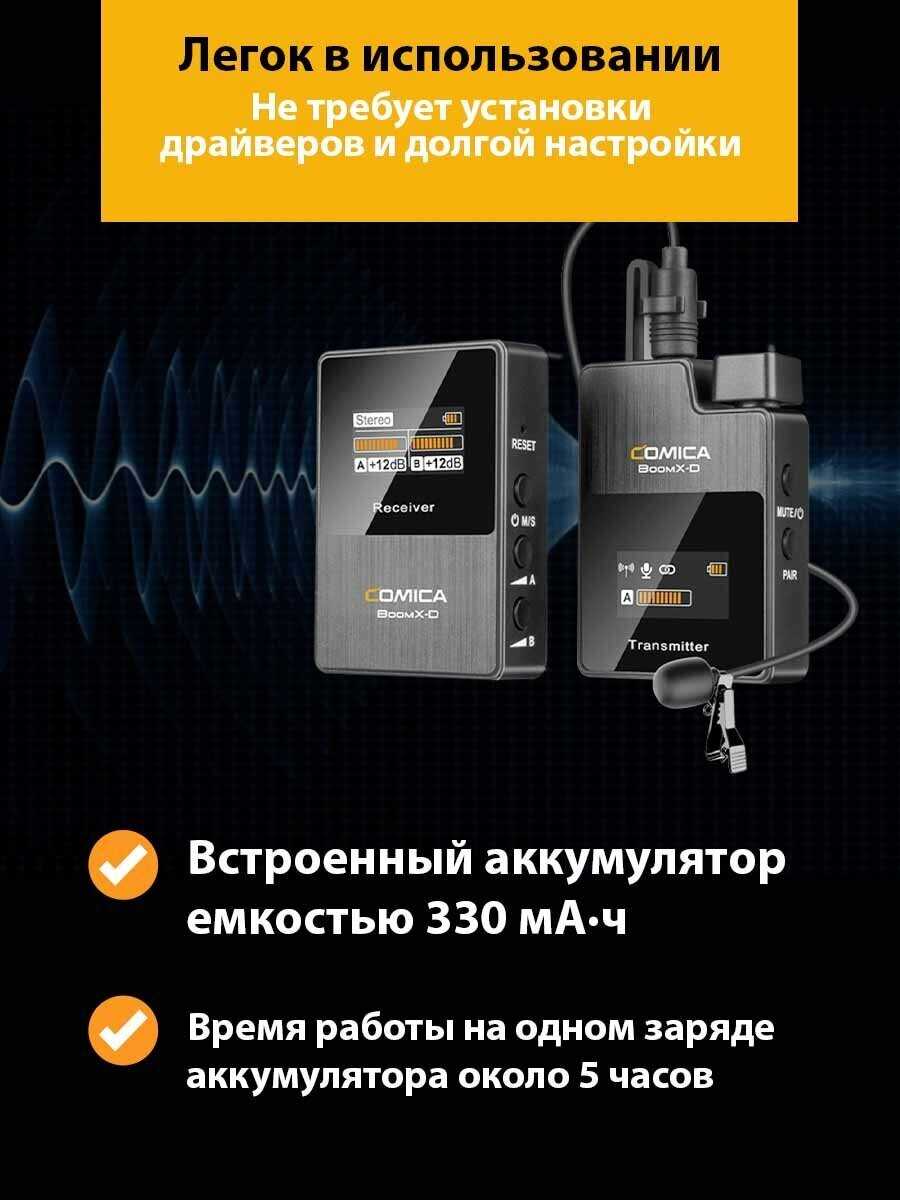 Радиосистема Comica BoomX-D1 фотография 18