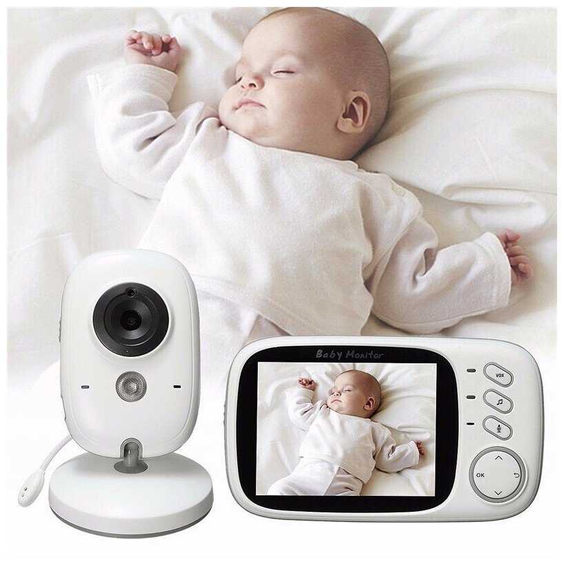 Беспроводная видеоняня Baby Monitor VB603 с радиусом действия до 300 м, видео няня / Радионяня с камерой и монитором и обратной связью фотография 10