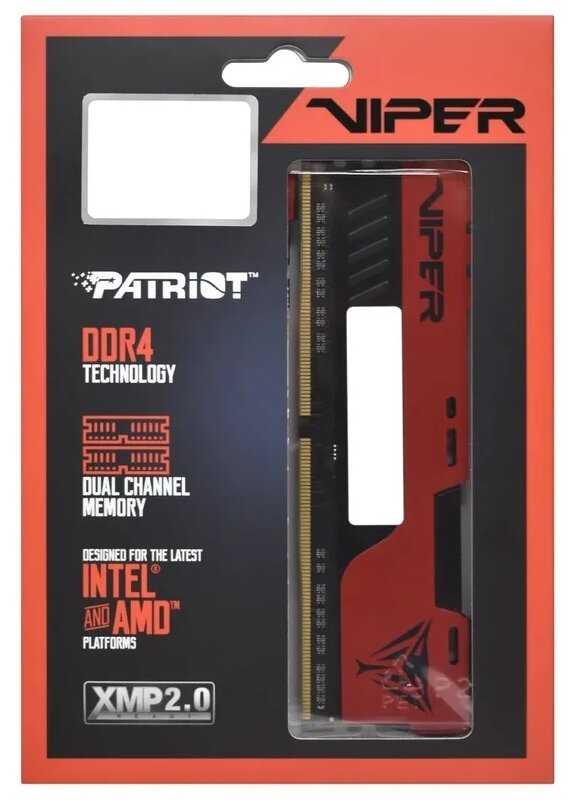 Оперативная память Patriot Memory VIPER ELITE II 64 ГБ DDR4 DIMM CL18 фотография 4
