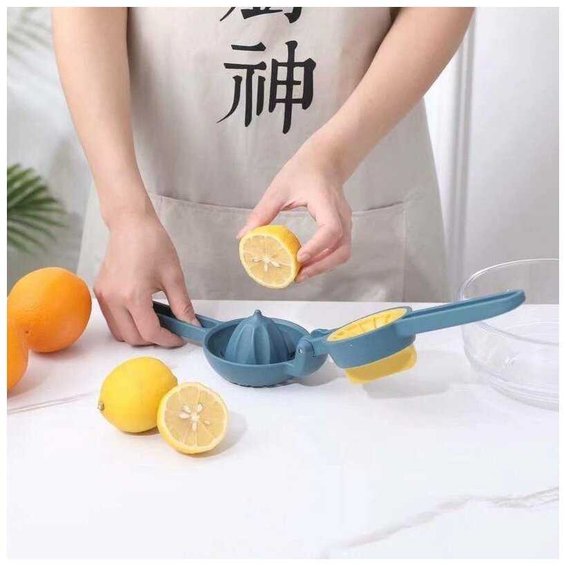 Соковыжималка ручная для цитрусовых Juicer, серый фотография 2
