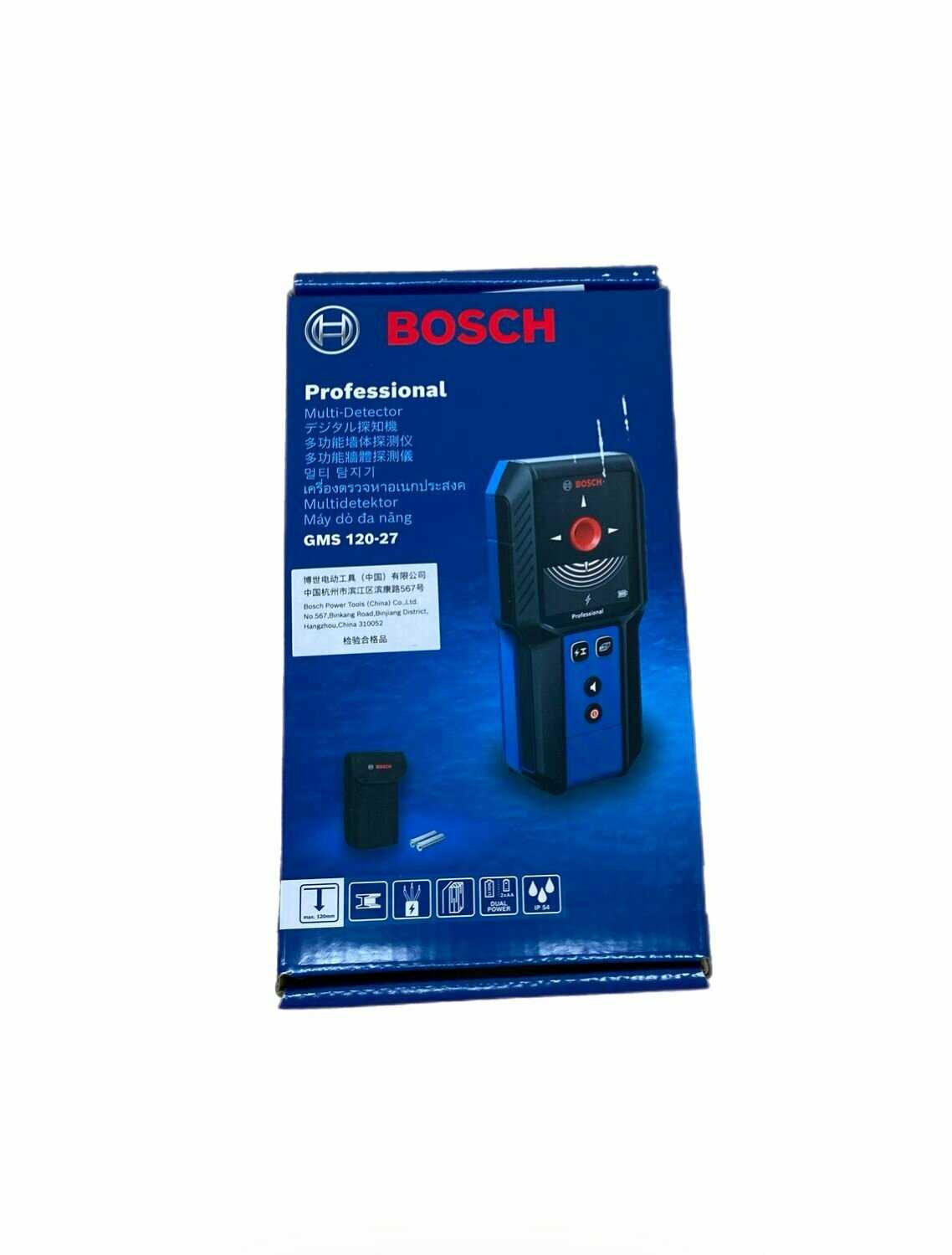Детектор Bosch GMS 120-27 фотография 12