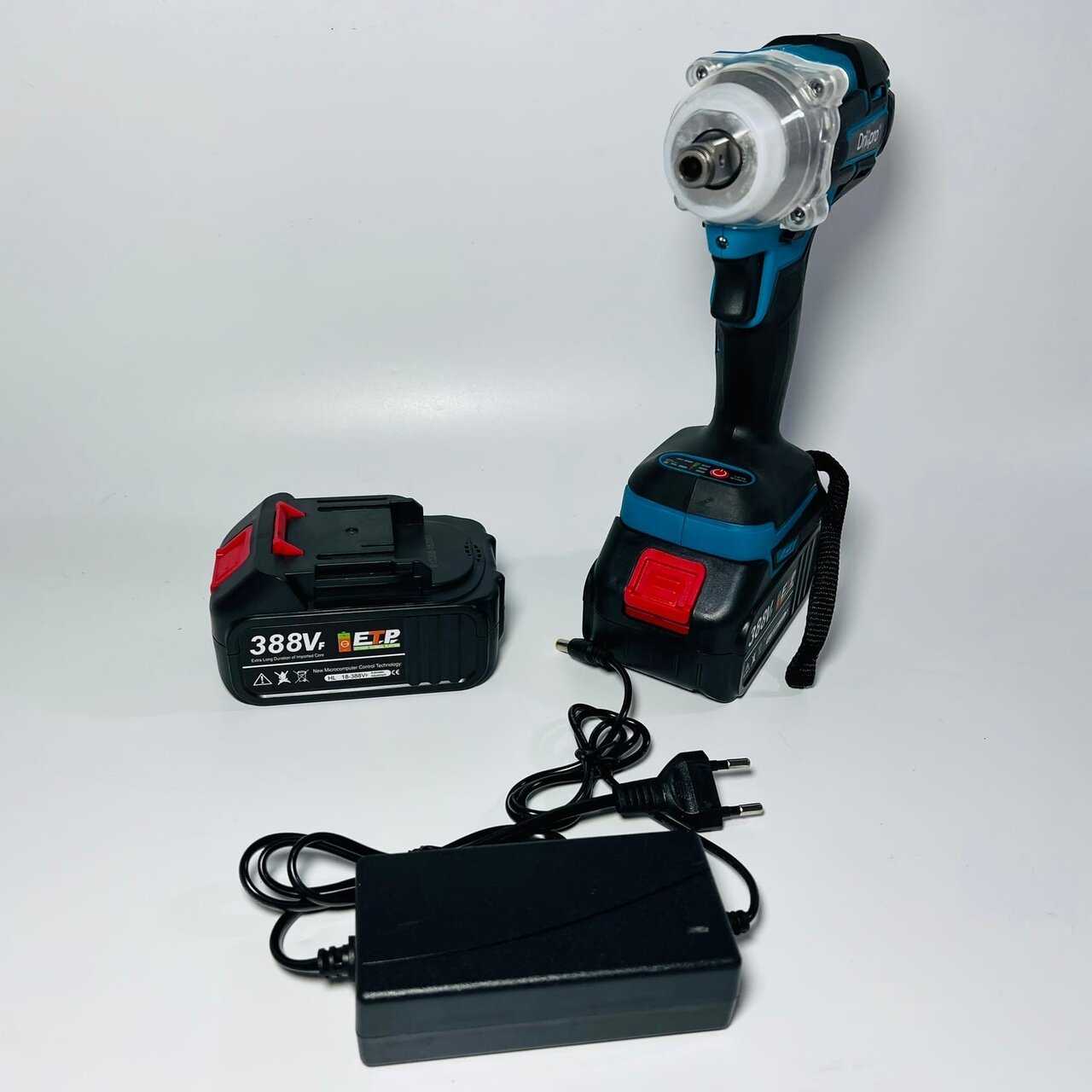 Гайковерт аккумуляторный ДриллПро Гайковерт ударный фотография 1