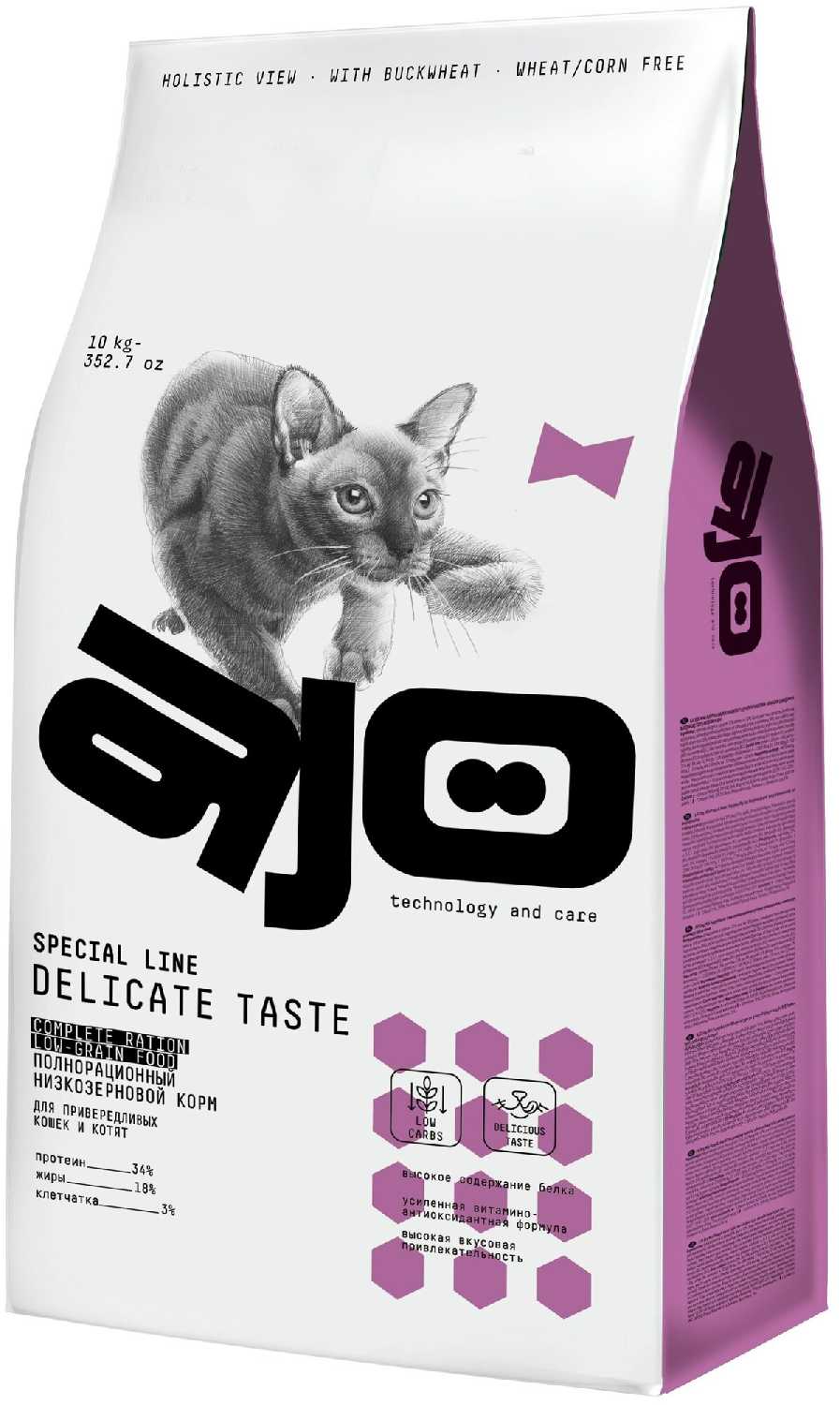 Корм для кошек Delicate Taste