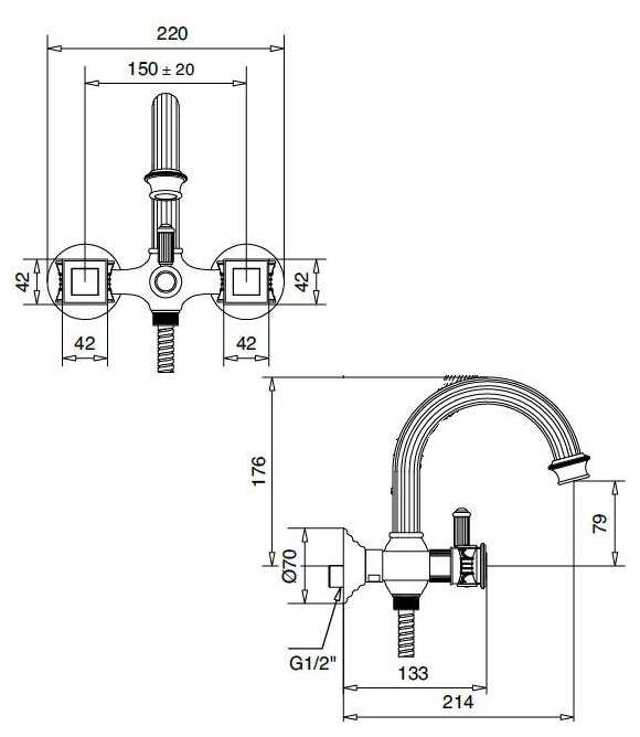 Смеситель CEZARES Olimp (VD-02-O) фотография 13