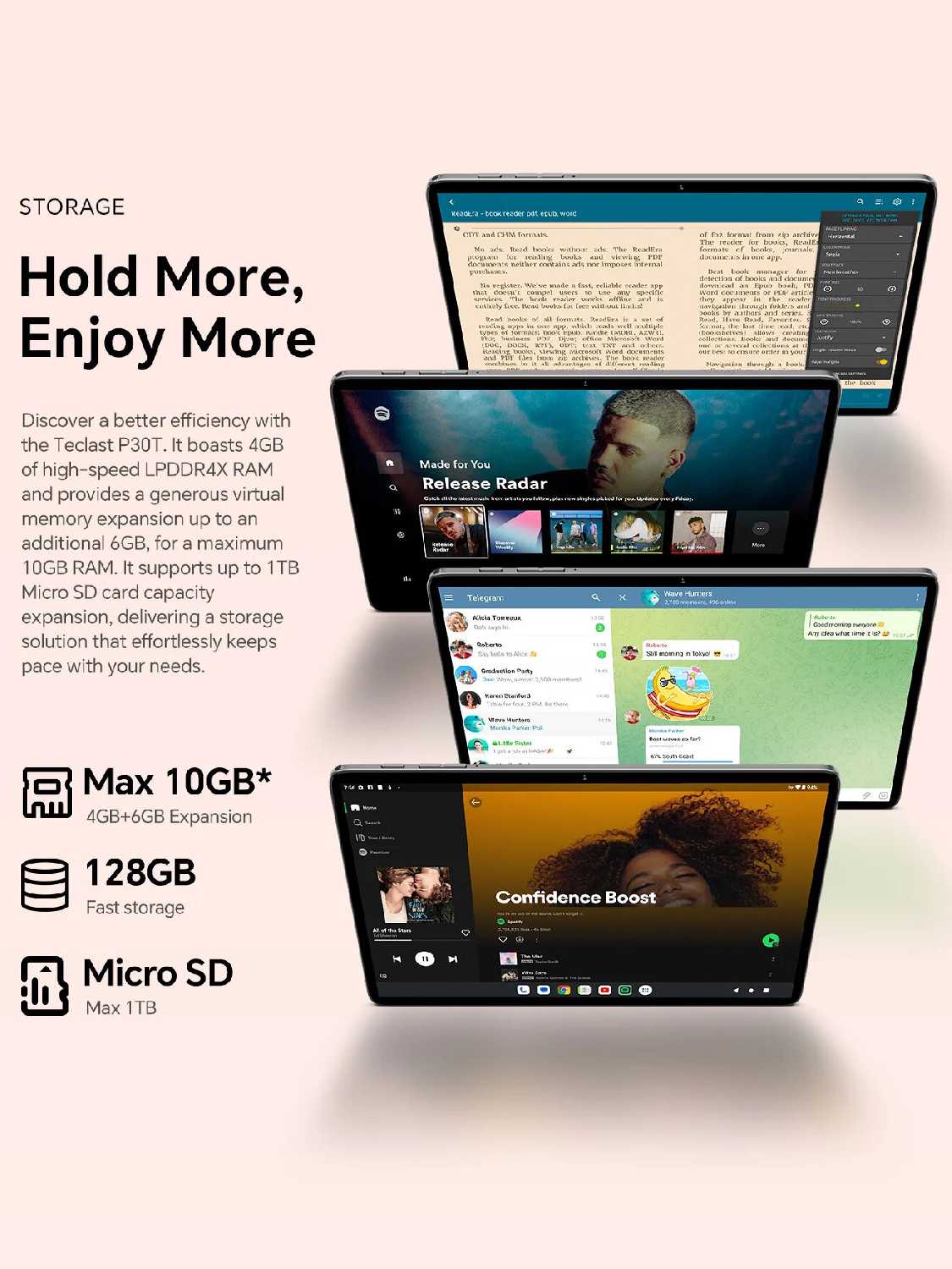 Планшет Teclast P30T A523 (1.8) 8C RAM4Gb ROM128Gb 10.1