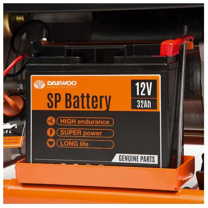 Газо-бензиновый генератор Daewoo Power Products GDA 7500DFE, (6500 Вт) фотография 4