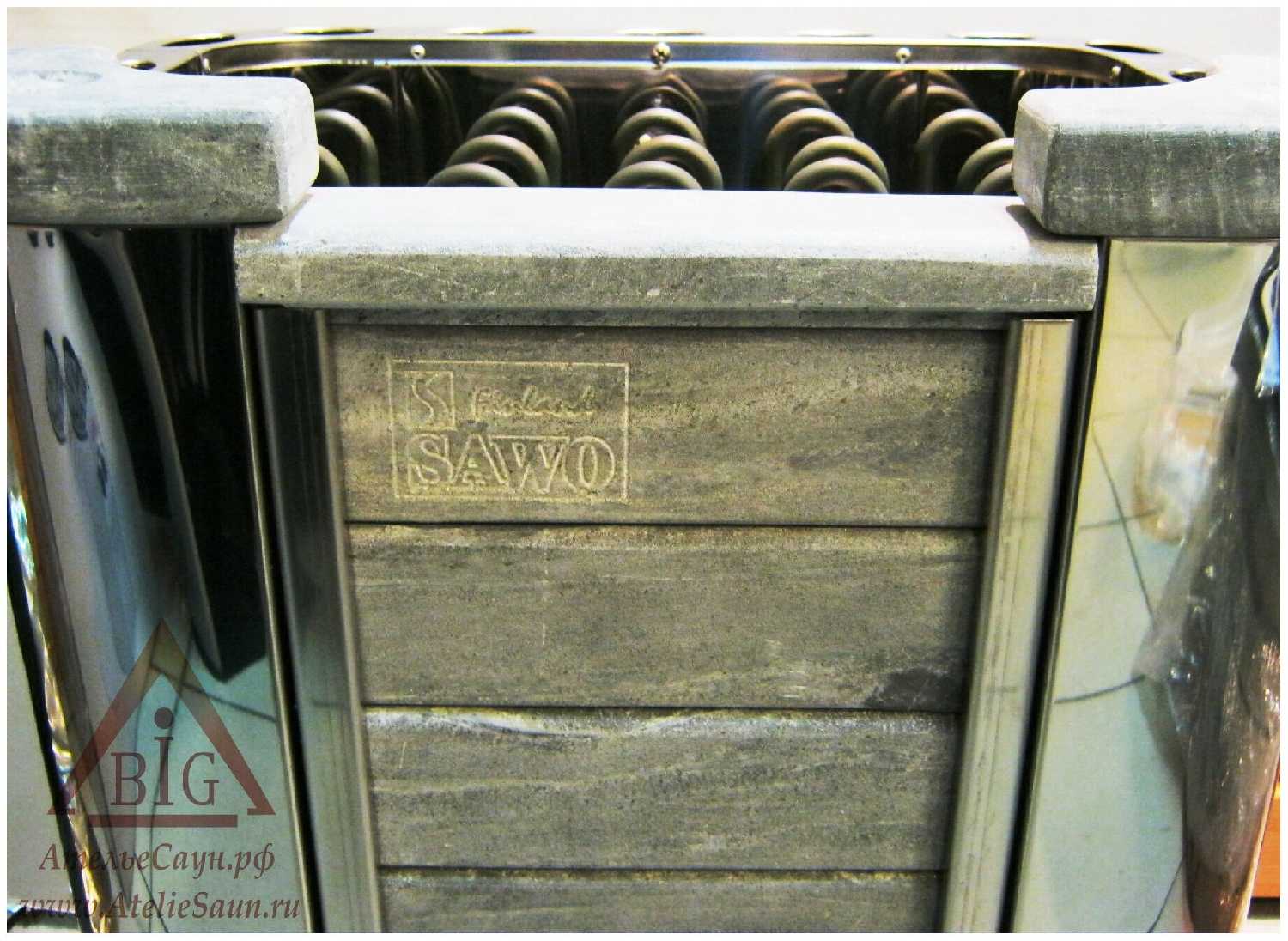 Печь для сауны Sawo Cumulus CML-90 NB (с пультом, вставка из талькохлорита) фотография 2