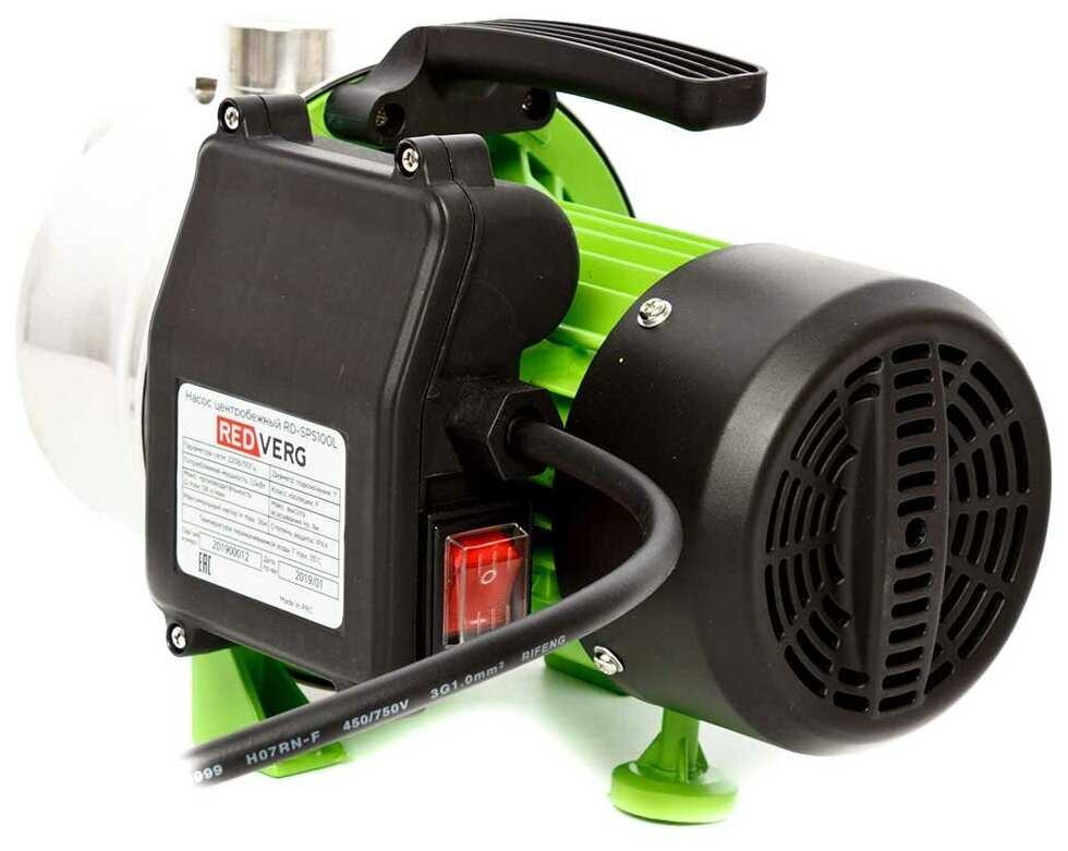 Насос центробежный самовсасывающий RedVerg RD-SPS100L фотография 1