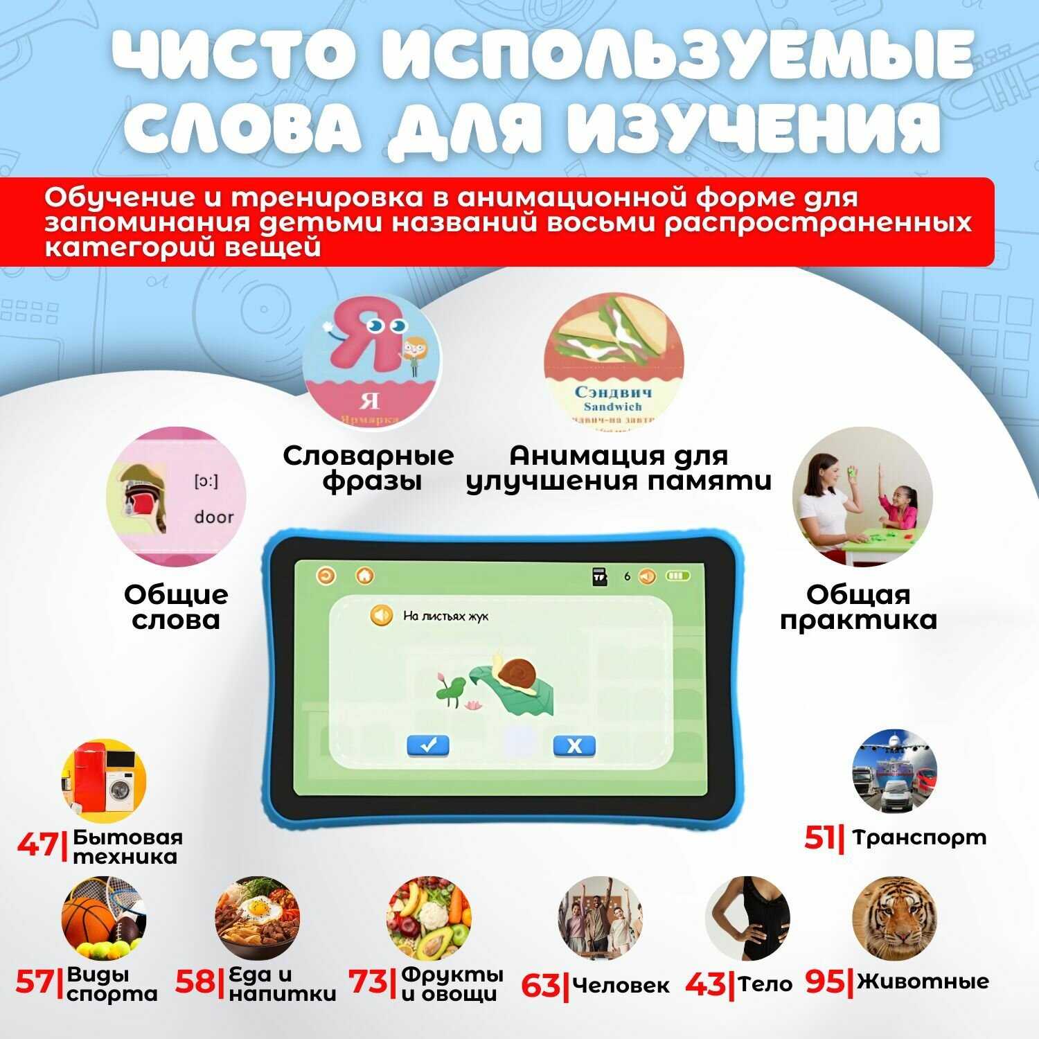Планшет детский развивающий (караоке) фотография 10