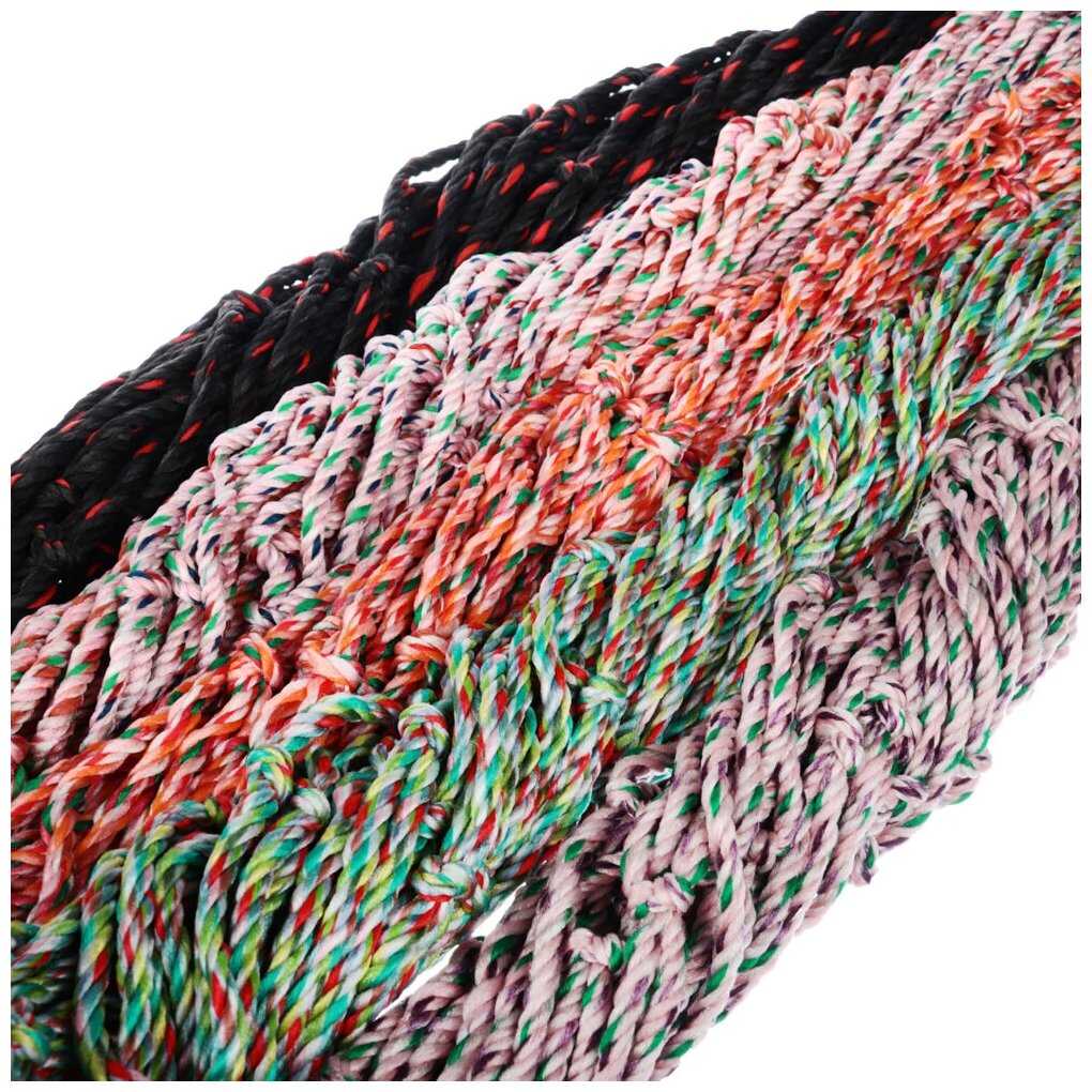 Гамак сетка 200х80см, нейлон, до 80кг, микс цветов, руссо туристо фотография 2