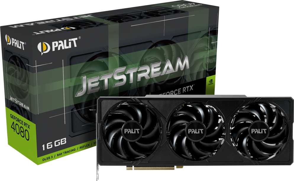 Видеокарта Palit GeForce RTX 4080 JetStream (NED4080019T2-1032J) фотография 8
