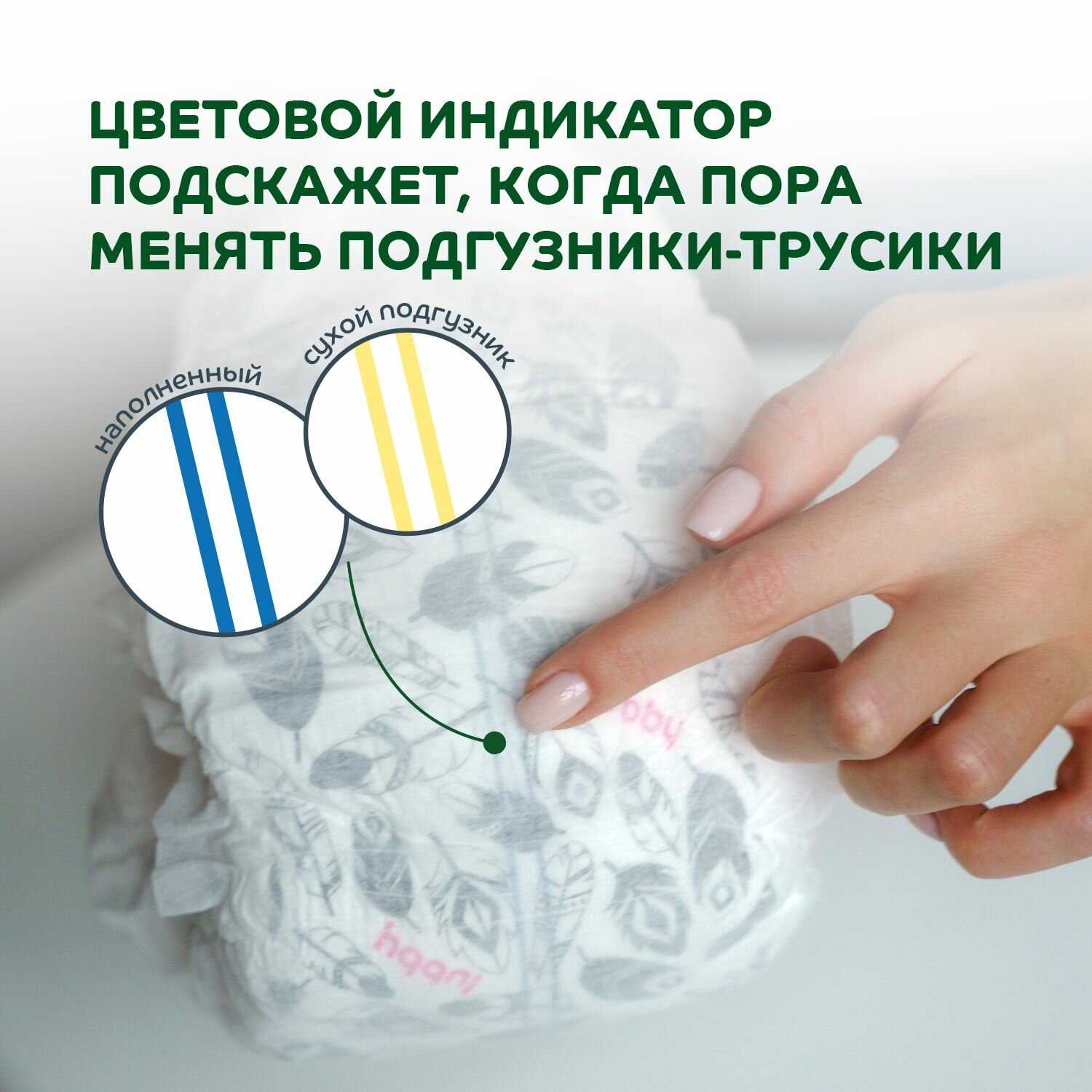 Подгузники-трусики Lubby PREMIUM (M) фотография 6