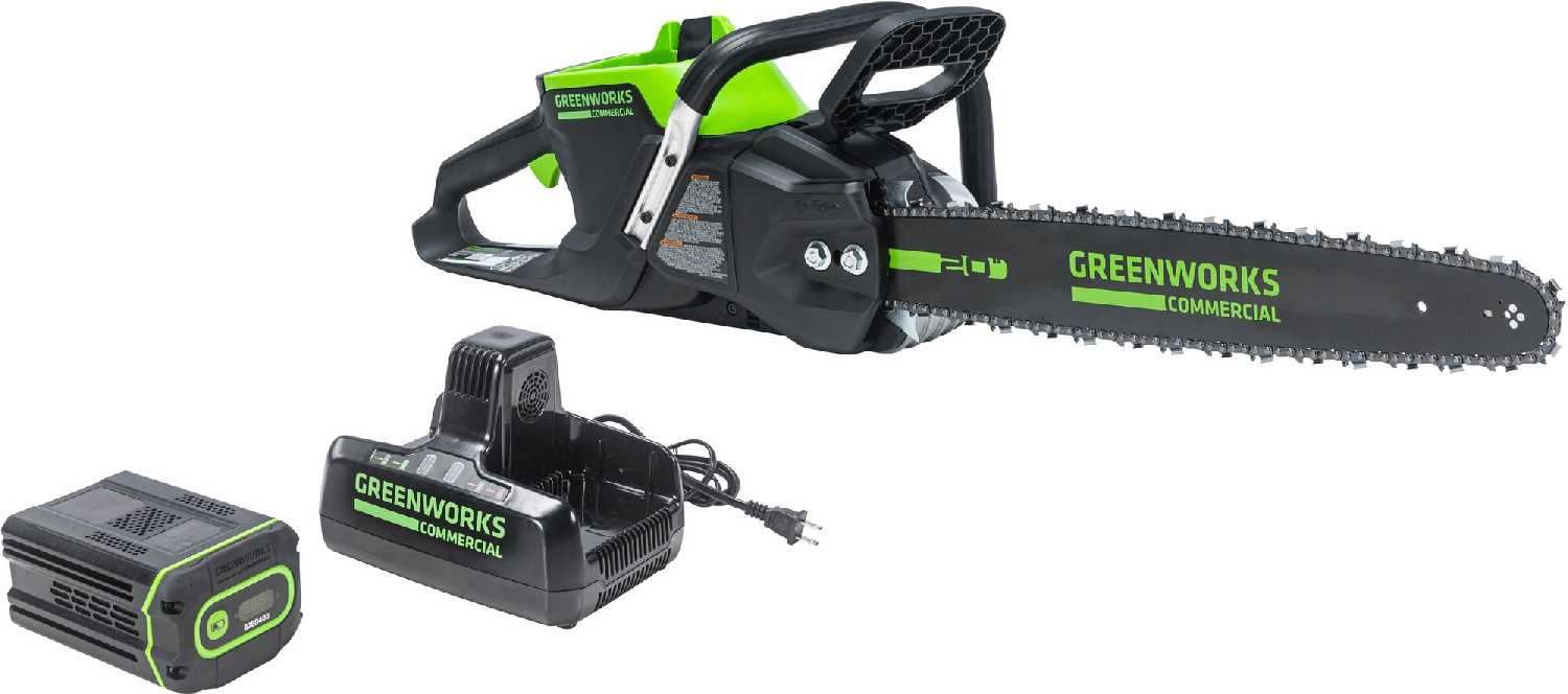 Цепная пила Greenworks GD82CS51 (82V 51см) фотография 4