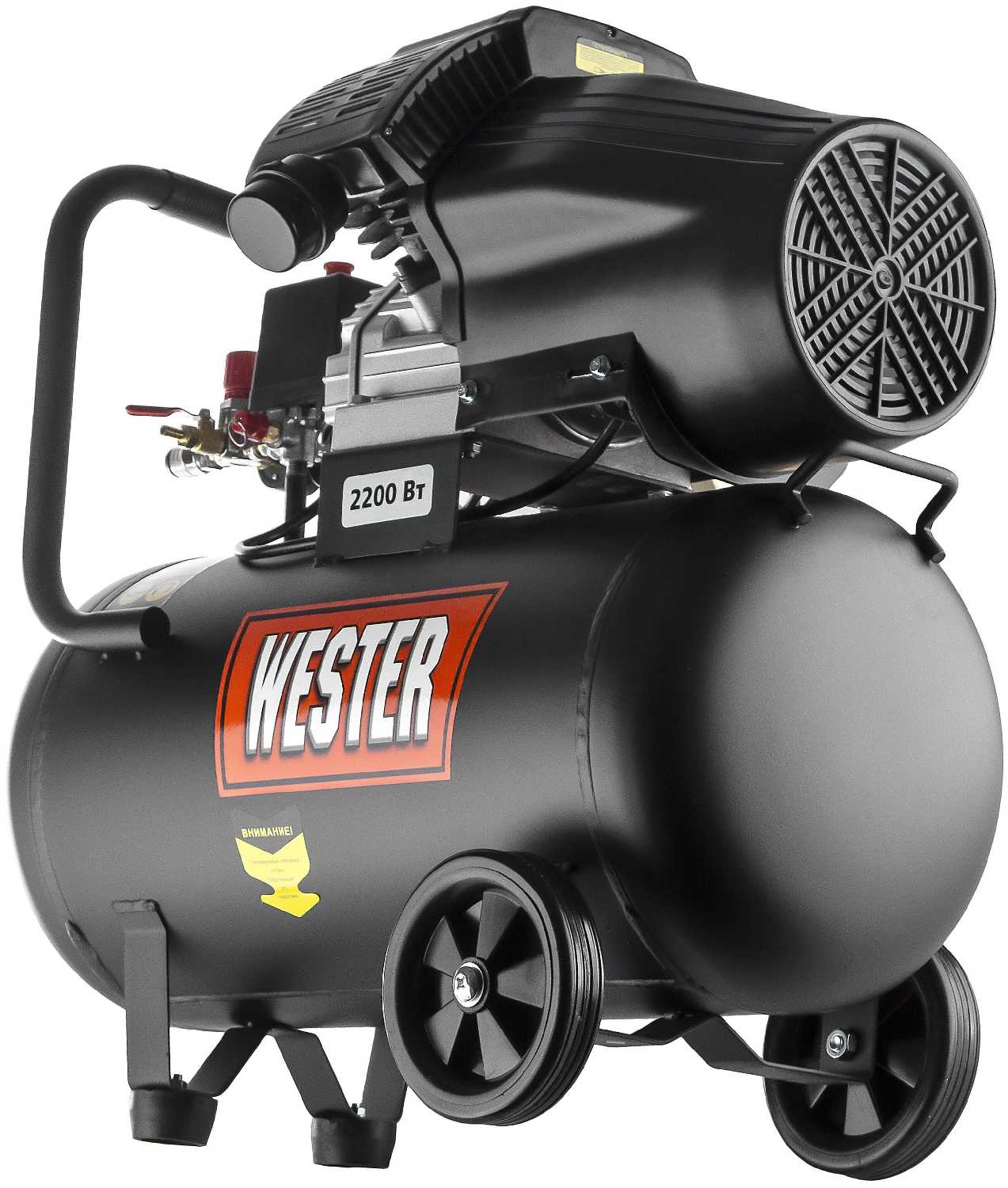 Компрессор масляный Wester WK2200/50PRO, 50 л, 2.2 кВт фотография 3