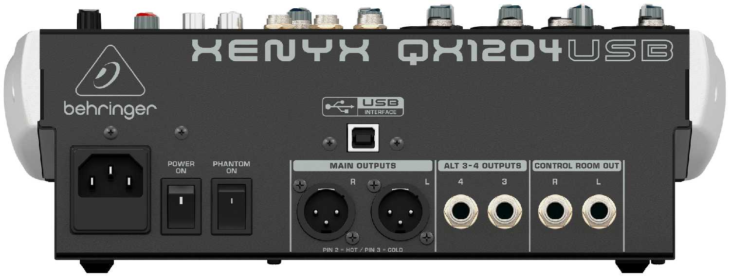 Микшерный пульт BEHRINGER Xenyx QX1204USB фотография 3