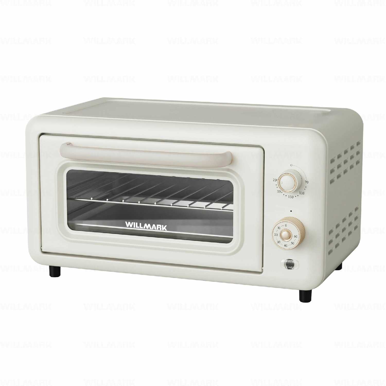 Мини-печь WILLMARK WO-121CR (12л, 1100Вт, противень, решетка, таймер) фотография 1