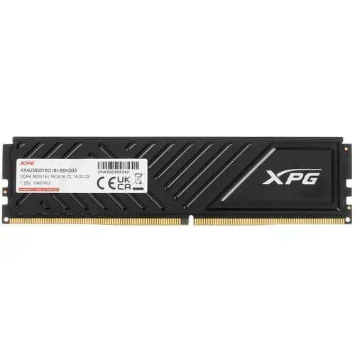 Модуль памяти ADATA XPG SPECTRIX D35G RGB Gaming Memory (AX4U360016G18I-SBKD35G) фотография 9