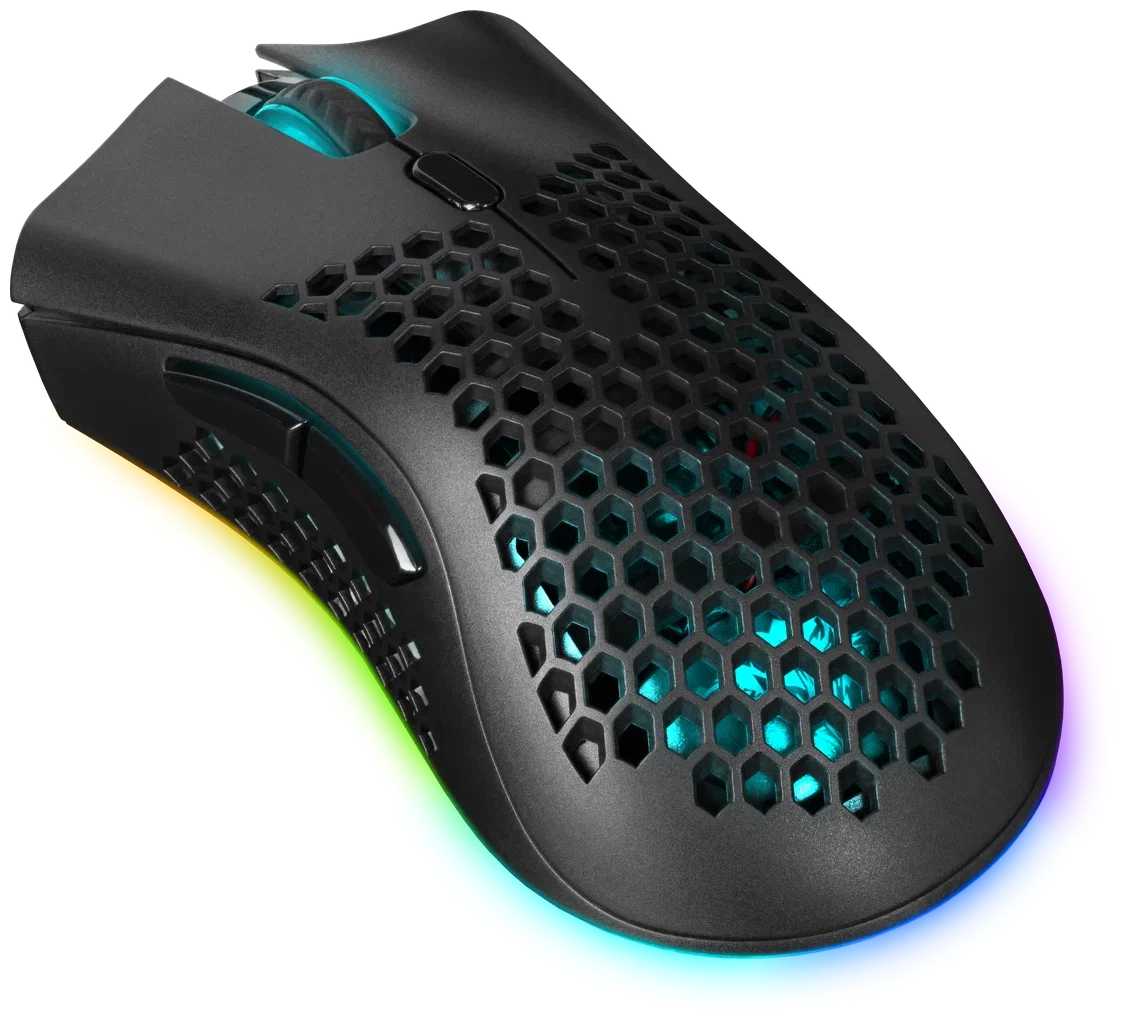 Игровая мышка для компьютера Defender Warlock RGB 8 кнопок 2400 dpi фотография 6