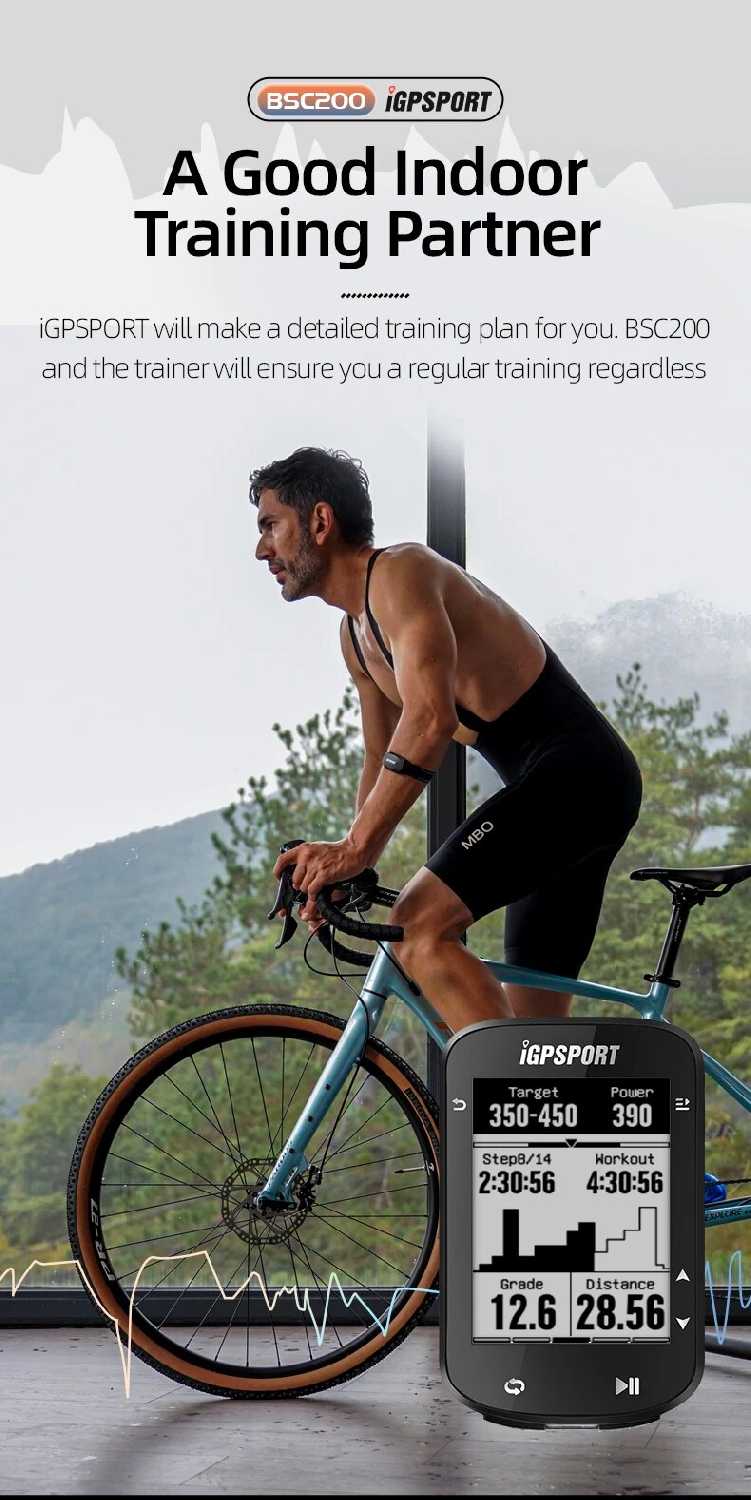 Велокомпьютер IGPSPORT BSC200 (BSC200C) фотография 7