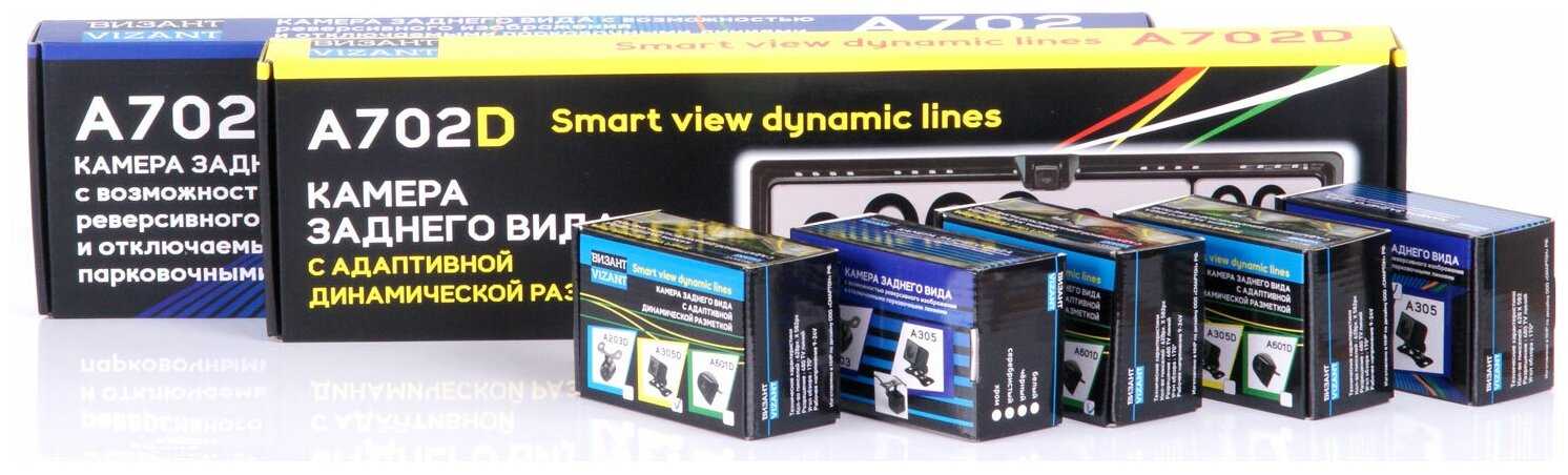 Универсальная камера заднего вида c разметкой Vizant A-305 фотография 1