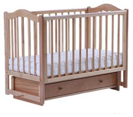 Кроватка ЛЕЛЬ (Кубаньлесстрой) Кубаночка-1 БИ 37.2, классическая, поперечный маятник фотография 5