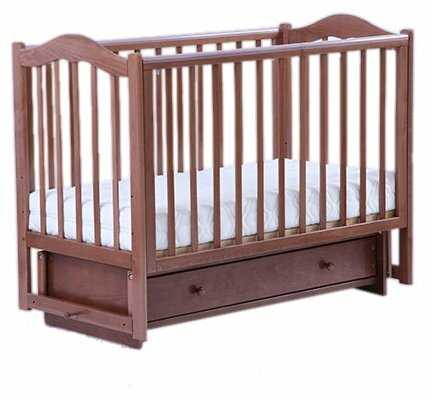 Кроватка ЛЕЛЬ (Кубаньлесстрой) Кубаночка-1 БИ 37.2, классическая, поперечный маятник фотография 6