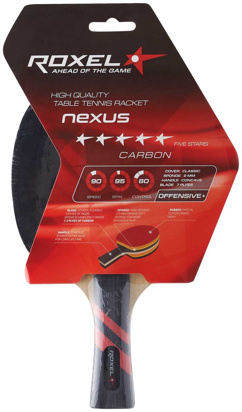 Ракетка для настольного тенниса Roxel 5* Nexus, коническая фотография 1