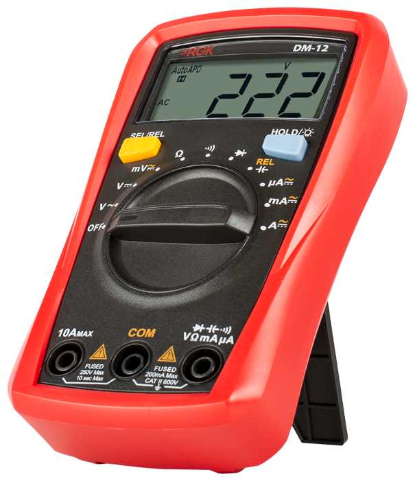 Мультиметр цифровой RGK DM-12 фотография 4