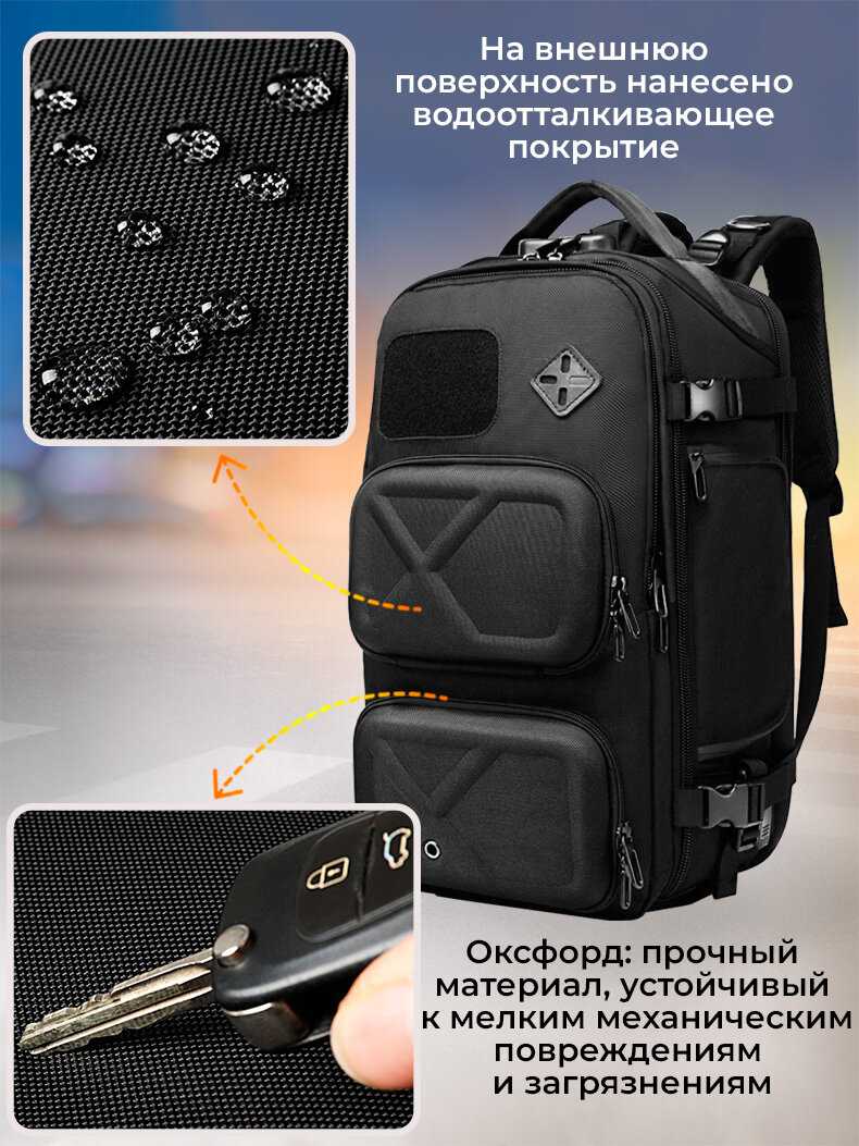 Рюкзак Ozuko Рюкзак-антивор (23л) фотография 1