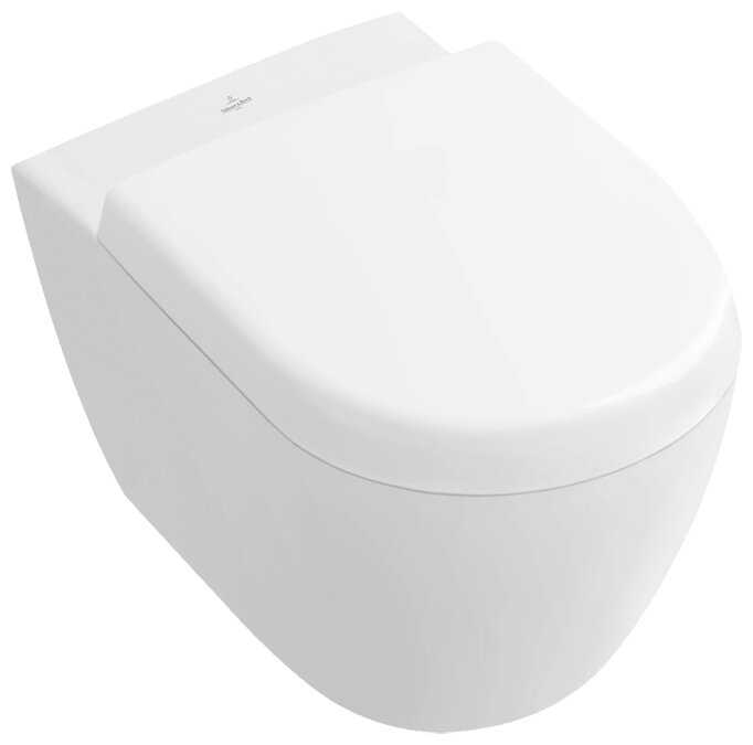 Чаша унитаза подвесная Villeroy & Boch Subway 2.0 5606R0R1 с горизонтальным выпуском