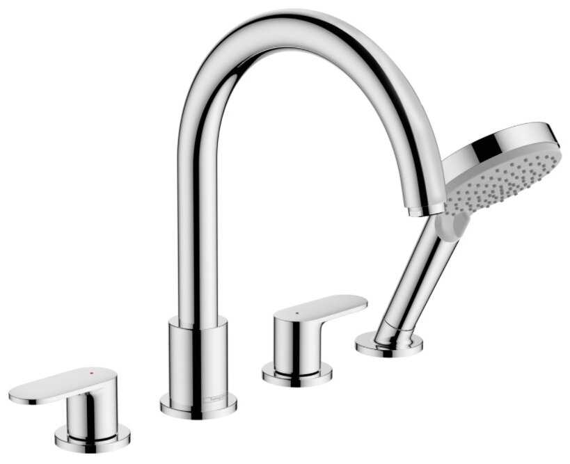 Смеситель на борт ванны с гарнитуром, Hansgrohe Vernis Blend 71456000