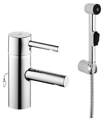 Смеситель для раковины (умывальника) Grohe Essence 23122000, рычажный
