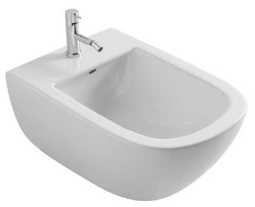 Биде подвесное GLOBO Stockholm LAS09.BI с горизонтальным выпуском