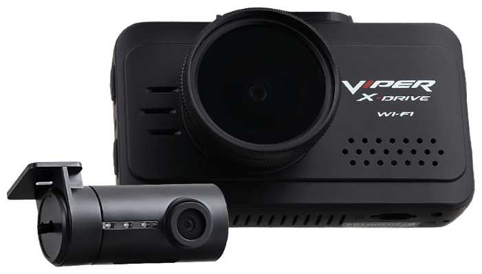 Видеорегистратор VIPER X-Drive Wi-FI Duo c салонной камерой, GPS, ГЛОНАСС