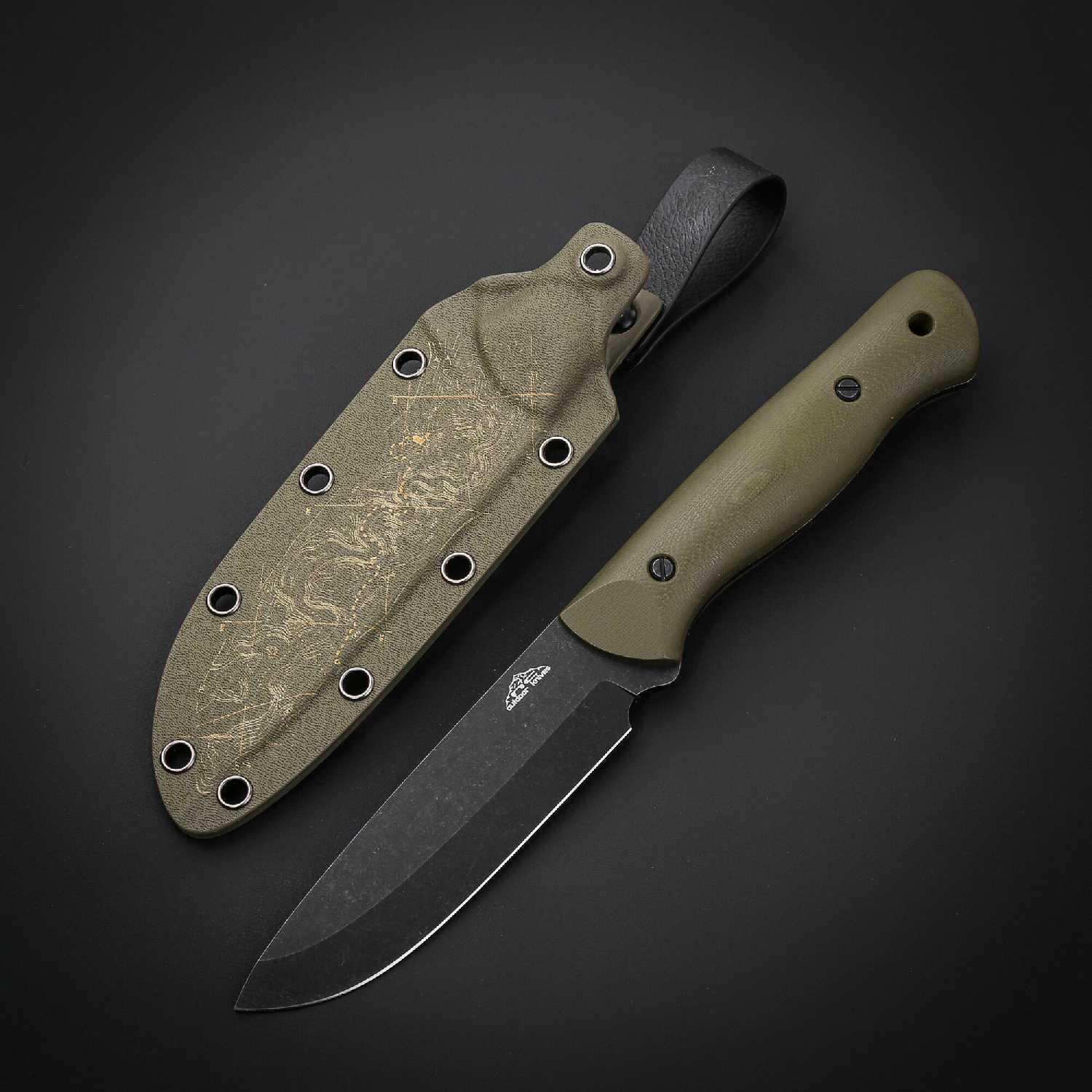 Нож NC Custom Forester (NCC043-A10BSW/G10OD-KDOL) фотография 2