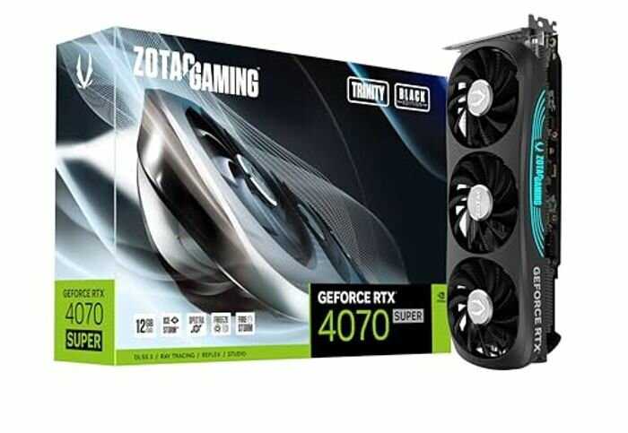 Видеокарта Zotac RTX 4070 SUPER TRINITY 12GB GDDR6X (ZT-D40720D-10P)