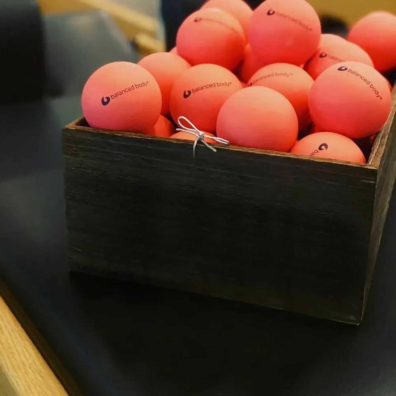 Мяч массажный спортивный BALANCED BODY Pinky Ball фотография 6