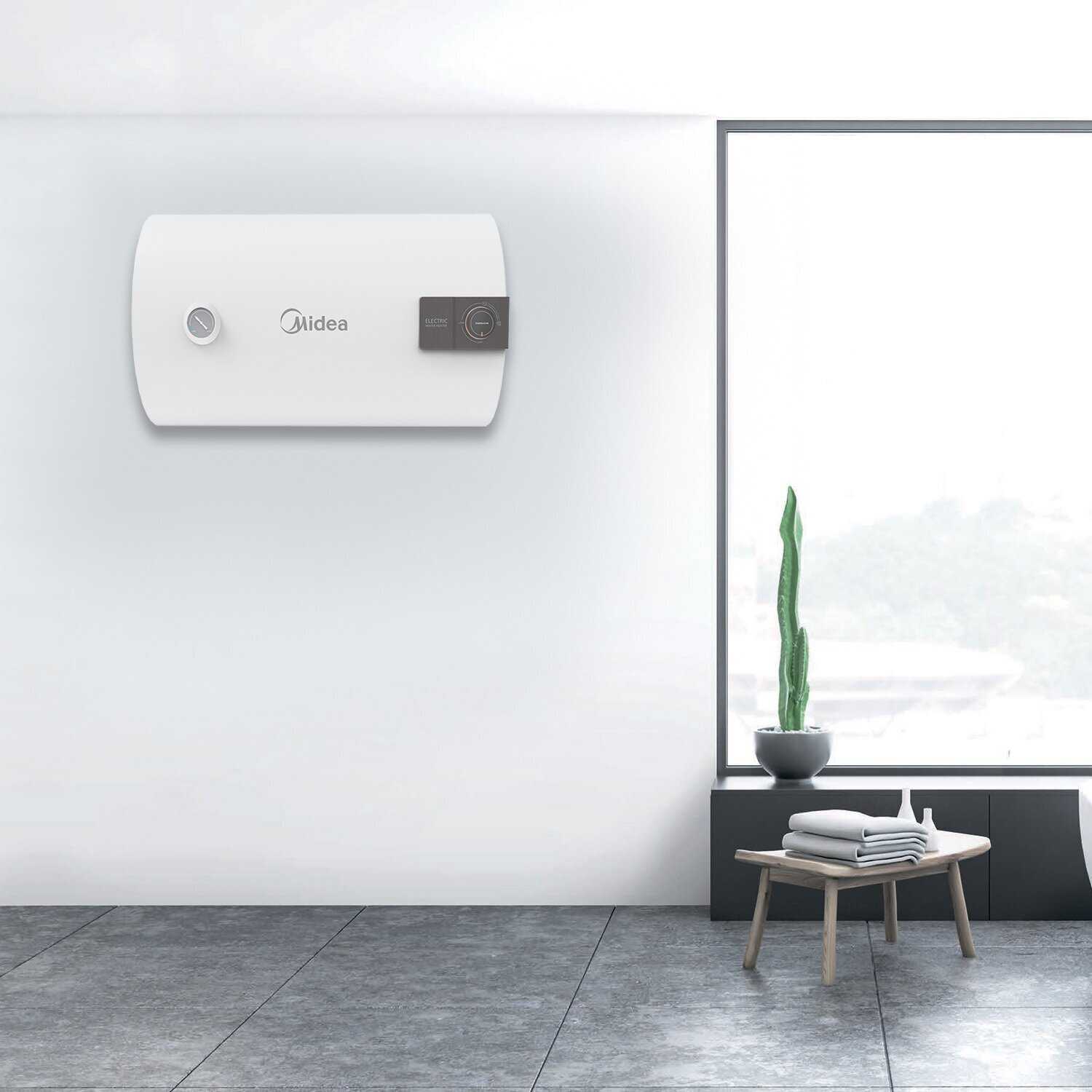 Электрический накопительный водонагреватель Midea MWH-8015-HRE фотография 3