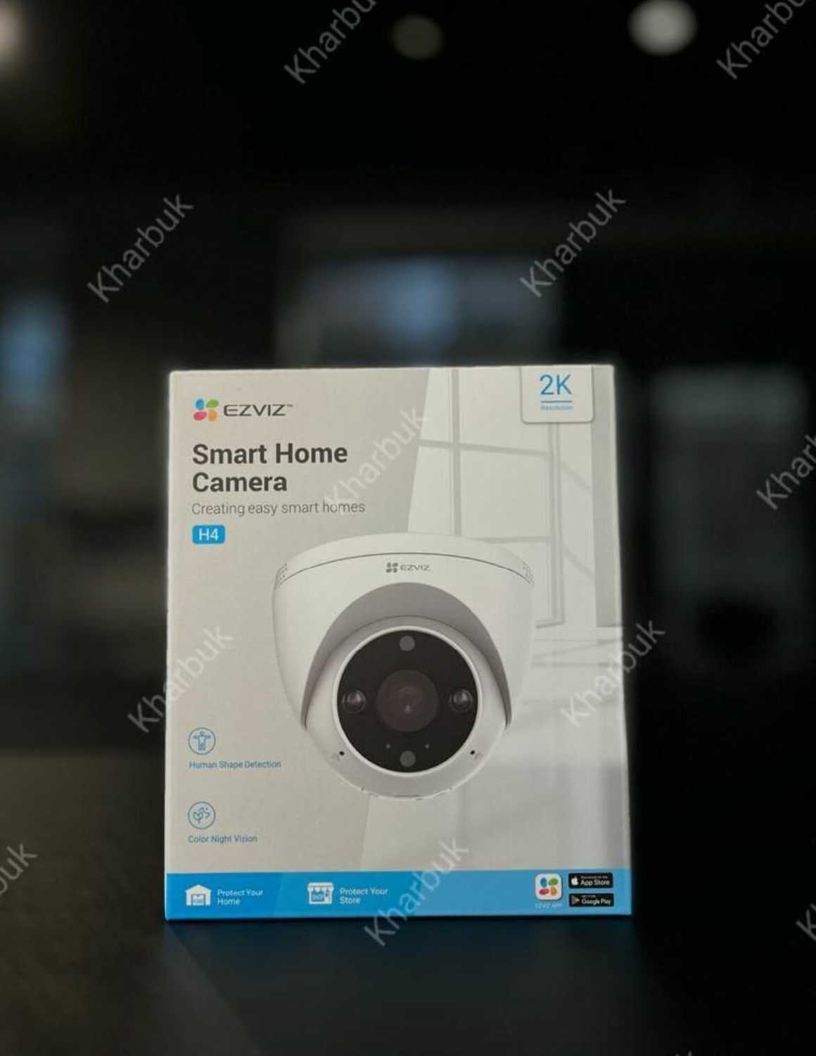 Купольная камера EZVIZ H4 с распознаванием людей и авто фотография 1