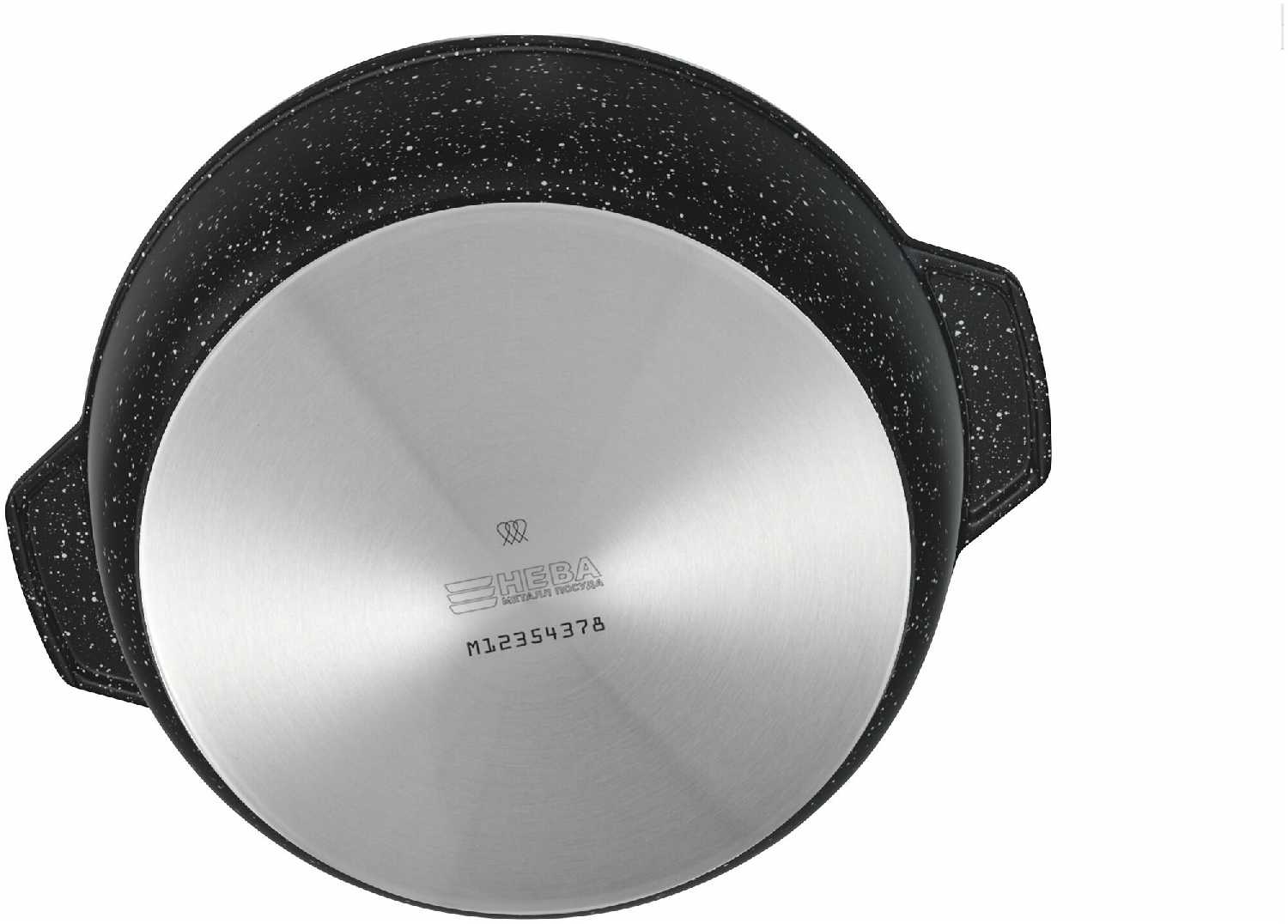 Сковорода-жаровня НЕВА МЕТАЛЛ ПОСУДА Индукция Гранит (L186540i) фотография 2