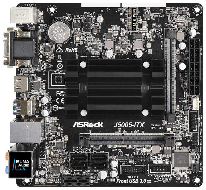 Материнская плата ASRock J5005-ITX