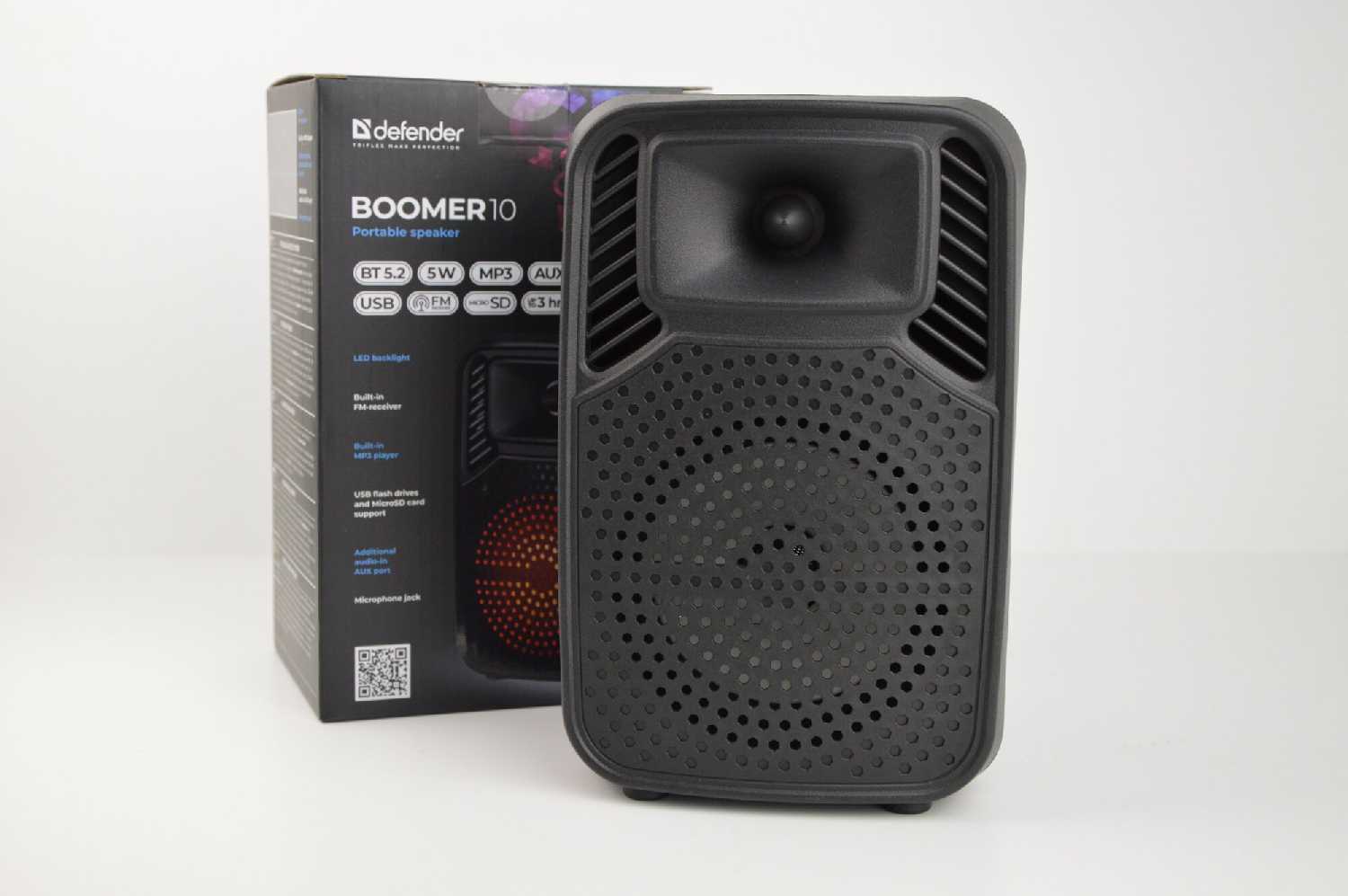 Портативная колонка Defender Boomer 10 (5Вт) фотография 12