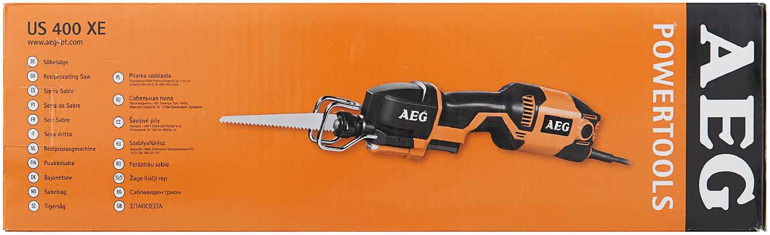 Пила AEG US 400 XE фотография 10