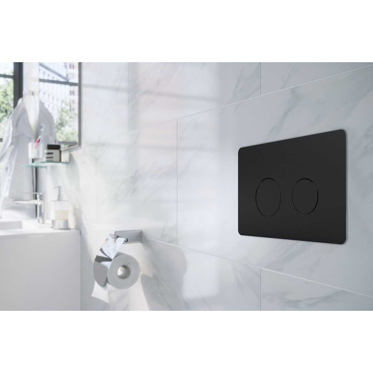 Кнопка смыва AZARIO двойная круглая (AZ-8200-0087/AZ-P57-0190) фотография 12