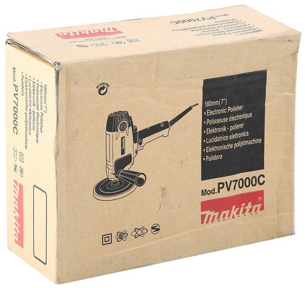Полировальная машина Makita PV7000C фотография 7