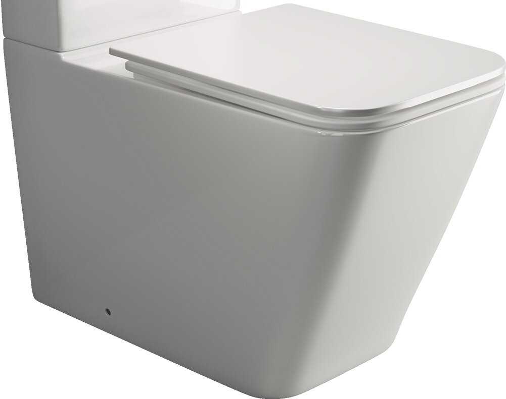 Чаша унитаза напольная Ceramicanova Cubic Rimless (CN1803-B)