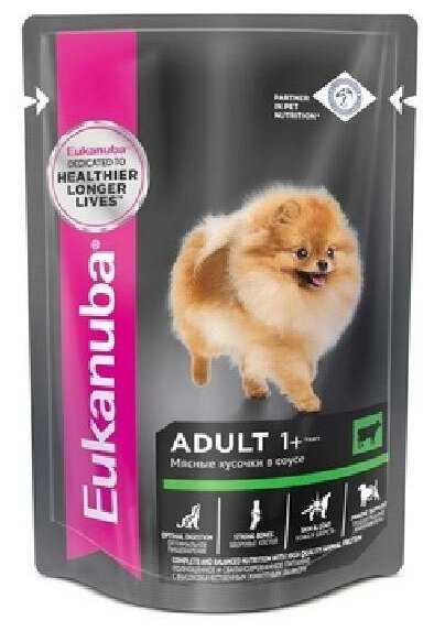 Корм для собак Eukanuba для здоровья кожи и шерсти, говядина фотография 4